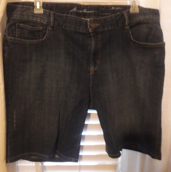 EDDIE BAUER Boyfriend Relaxed Jean Shorts - Picture 1 of 4